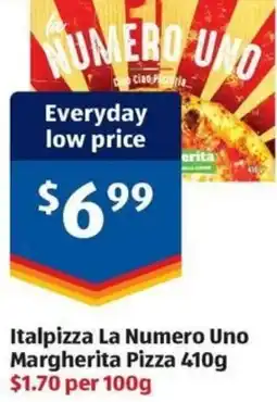 ALDI Italpizza La Numero Uno Margherita Pizza offer