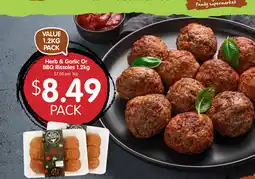 Spudshed Herb & Garlic Or BBQ Rissoles offer