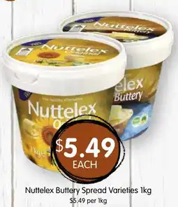 Spudshed Nuttelex Buttery Spread Varieties offer