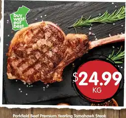 Spudshed Parkfield Beef Premium Yearling Tomahawk Steak offer