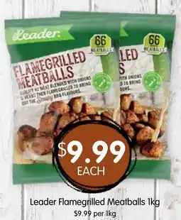Spudshed Leader Flamegrilled Meatballs offer