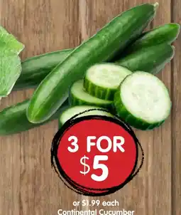Spudshed Continental Cucumber offer
