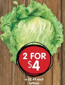 Spudshed Lettuce offer