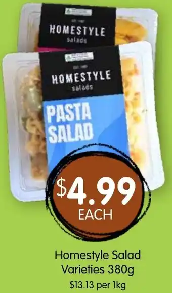 Spudshed Homestyle Salad Varieties offer