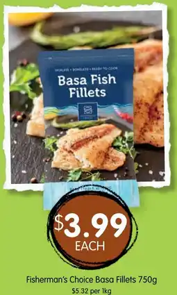 Spudshed Fisherman's Choice Basa Fillets offer