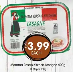 Spudshed Mamma Rosa's Kitchen Lasagne offer