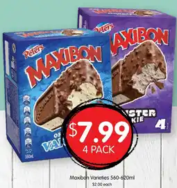 Spudshed Maxibon Varieties offer