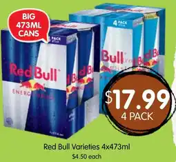 Spudshed Red Bull Varieties offer