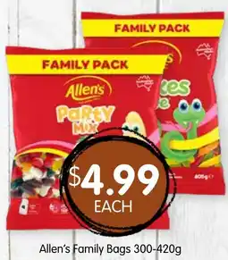 Spudshed Allen's Family Bags offer