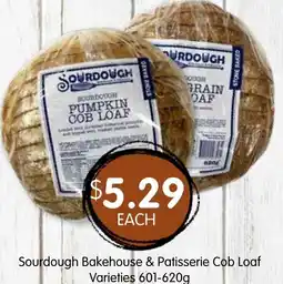 Spudshed Sourdough Bakehouse & Patisserie Cob Loaf Varieties offer