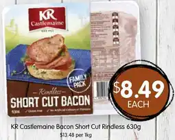 Spudshed KR Castlemaine Bacon Short Cut Rindless offer