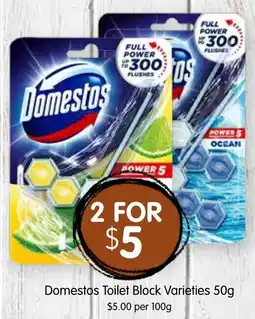 Spudshed Domestos Toilet Block Varieties offer