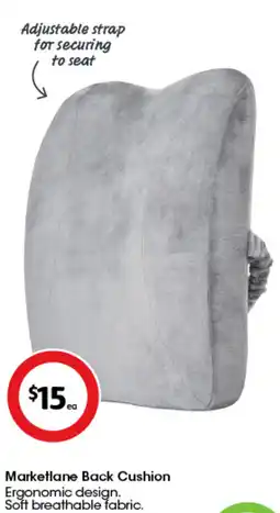 Coles Marketlane Back Cushion offer