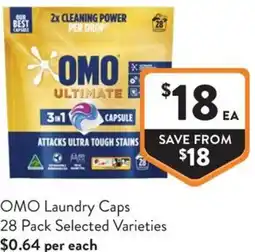 Foodworks OMO Laundry Caps offer