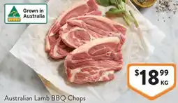 Foodworks Australian lamb bbq chops offer