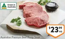 Foodworks Australian Premium Beef Rump Steak offer