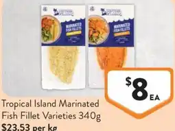 Foodworks Tropical Island Marinated Fish Fillet offer