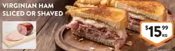 Foodworks Virginian ham sliced or shaved offer