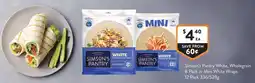 Foodworks Simson's Pantry White, Wholegrain or Mini White Wraps offer