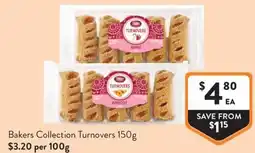 Foodworks Bakers Collection Turnovers offer