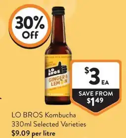 Foodworks Lo bros kombucha offer