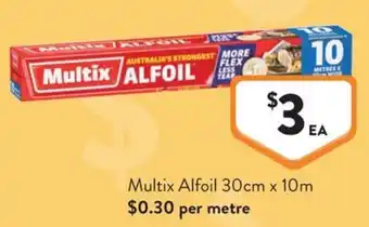 Foodworks Multix Alfoil offer