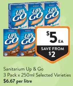 Foodworks Sanitarium Up & Go offer
