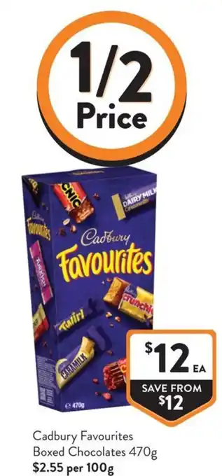 Cadbury Favourites Boxed Chocolates
