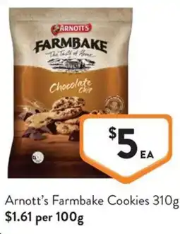 Foodworks Arnott's Farmbake Cookies offer