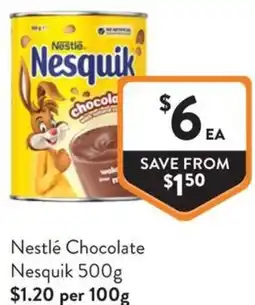 Foodworks Nesquik offer