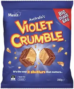 IGA Violet Crumble offer