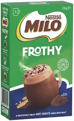 IGA Nestlé Milo Frothy Sachets offer
