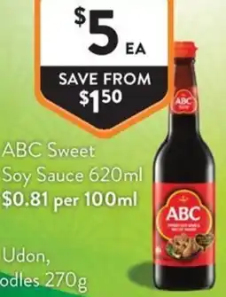 Foodworks Abc sweet soy sauce offer