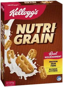 IGA Kellogg’s Nutri-Grain 450-470g, Coco Pops 535g or Special K 500g Selected Varieties offer