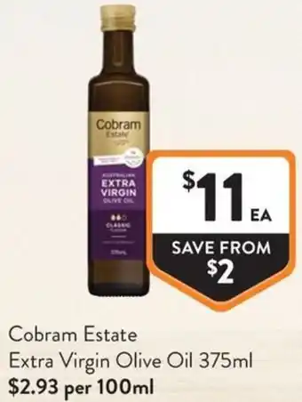 Foodworks Cobram Estate Extra Virgin Olive Oil offer