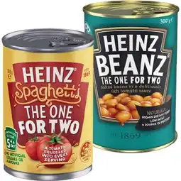 IGA Heinz Beanz, Spaghetti or Pasta Shapes 300g offer