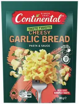 IGA Continental Taste Twists Pasta & Sauce Selected Varieties offer