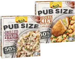 IGA McCain Pub Size Frozen Meal 480‑500g Selected Varieties offer