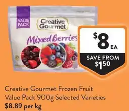 Foodworks Creative Gourmet Frozen Fruit offer