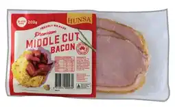 IGA Hunsa Middle Cut Bacon offer