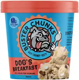 IGA Little Big Buster Chunks Dog’s Breakfast Ice Cream offer