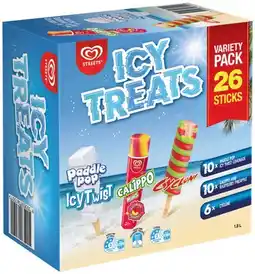 IGA Streets Icy Treats Variety offer