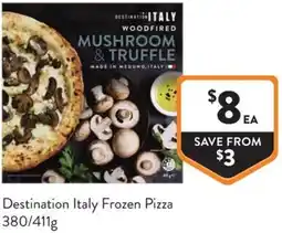 Foodworks Destination Italy Frozen Pizza offer