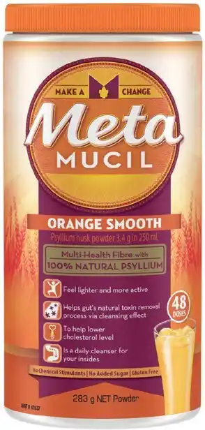 IGA Metamucil Daily Fibre Supplement Orange Smooth Powder offer