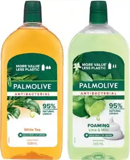 IGA Palmolive Liquid or Foaming Hand Wash Refill 500mL Selected Varieties offer