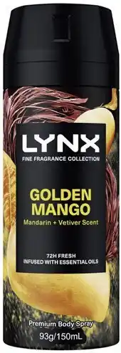 IGA Lynx Fine Fragrance Collection Premium Body Spray Selected Varieties offer