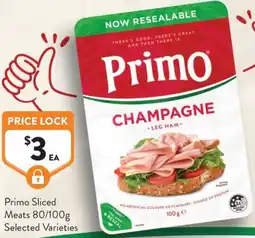 Foodworks Primo Sliced Meats offer