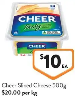 Foodworks Cheer Sliced Cheese offer