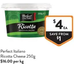 Foodworks Perfect Italiano Ricotta Cheese offer
