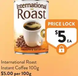 Foodworks International Roast Instant Coffee offer
